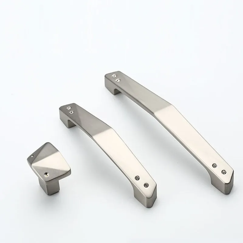 KK &amp FING 1 шт. современные хрустальные ручки и цинковый сплав кухонный шкаф дверь