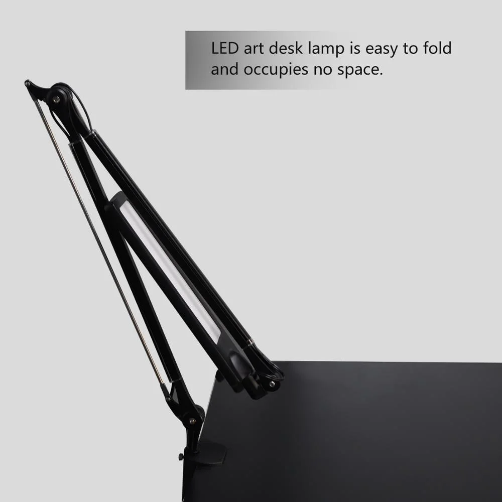 Adjustable LED Swing Arm Desk Lamp With Time-off And Dimmable Function 4 Lighting Color Mode For Office Home Workplace | Освещение