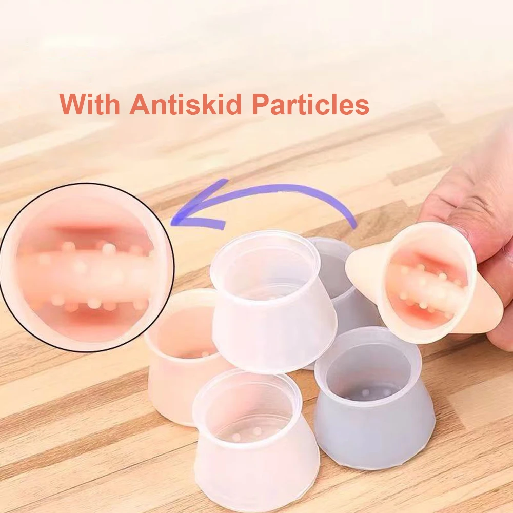 4/8/12 шт мебельная Силиконовая Защитная крышка для стула крышки ног пола мебели