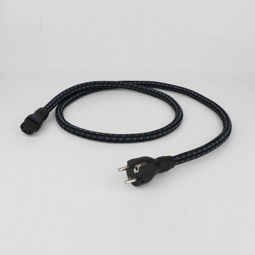 

NRG4 HIFI Power Cable EU version Power Cord Cable Hi-end Schuko Mains power plug connector Line