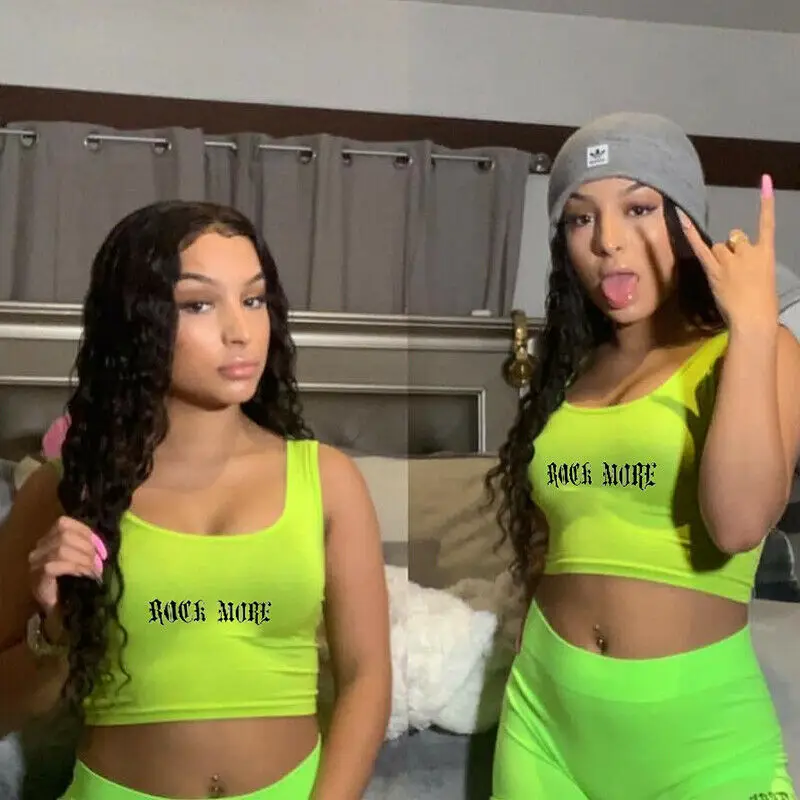 Кроп-Топ женский без рукавов базовая Облегающая майка спортивный укороченный