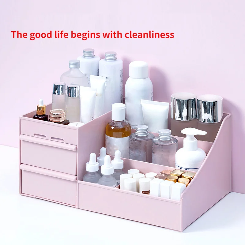 

Desktop Jewelry Nail Polish Makeup Drawer Container Makeup Organizer Cosmetics Storage Box Makeup Organizer
