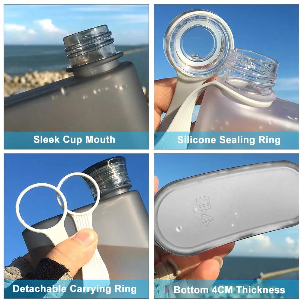 A6 A5 бумажная бутылка для воды без бисфенола А пластиковая стандартная дорожная