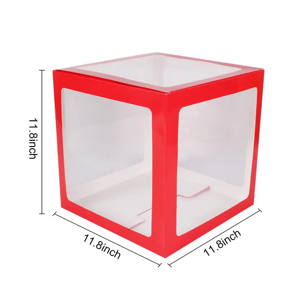 

Huiran Merry Christmas Red Transparent Box Christmas Decorations For Home Xmas Joy Decor Navidad 2019 Noel Natal New Year 2020