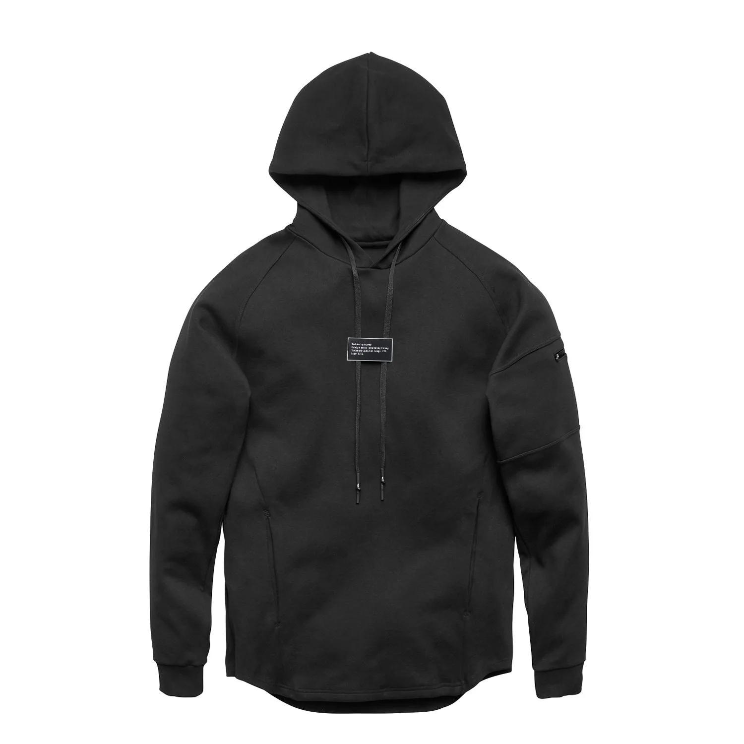 Толстовка мужская Спортивная с капюшоном Приталенный свитшот из чистого хлопка