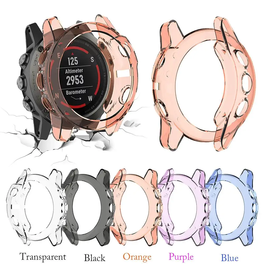 

Ультратонкий Мягкий защитный чехол из ТПУ, защитный чехол для Garmin Fenix 5X Fenix5X защитный чехол умных часов, силиконовый чехол s