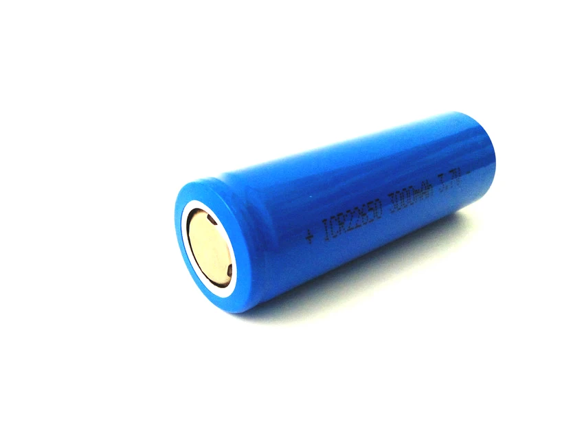 10pcs 3.7v 22650 rechargeable lithium ion battery li-ion cell 3000MAH ICR22650 for LED flashlight torch and speaker - купить по