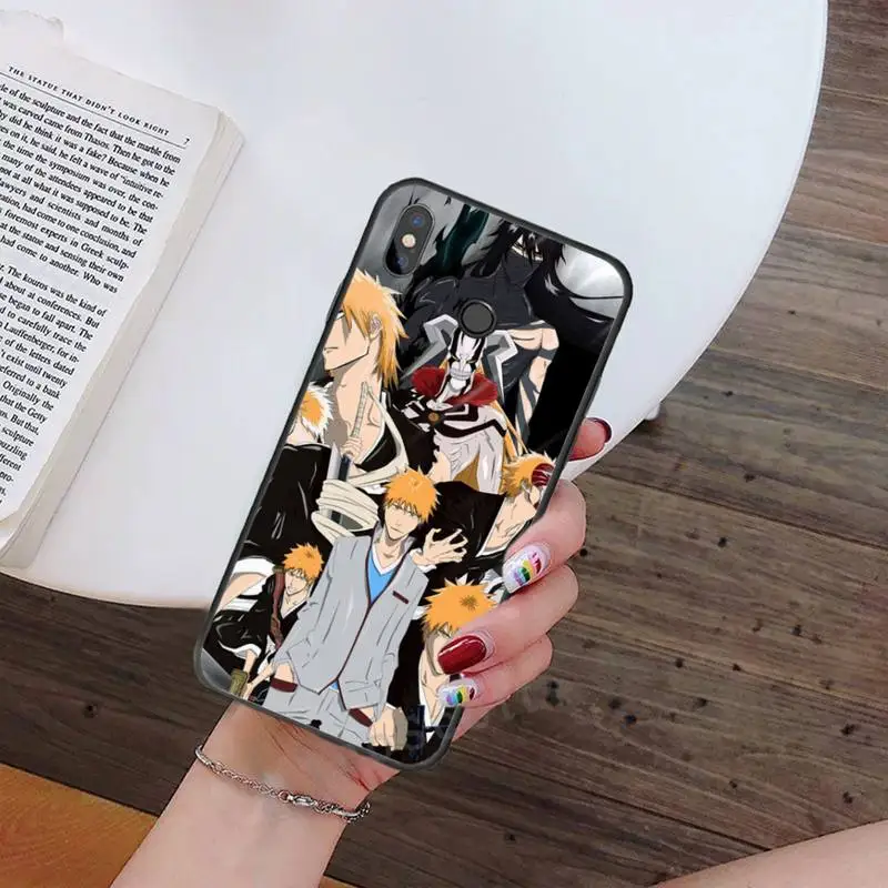 

Kurosaki Ichig Japan anime Phone Case For Xiaomi Redmi note 7 8 9 t max3 s 10 pro lite
