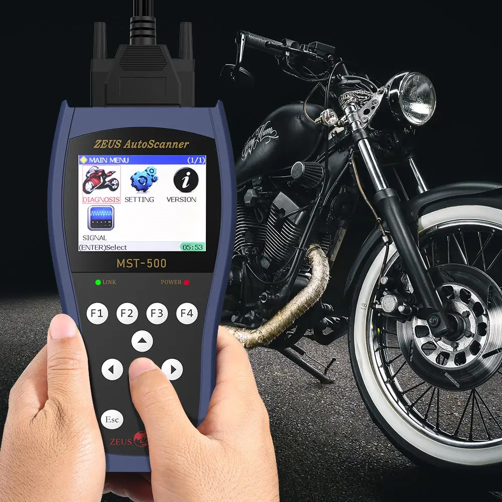 MST 500 мотоцикл код читать инструмент для YAMAHA сканер SUZUKI /HONDA KAWASAKI/SYM/KYMCO сканер| |