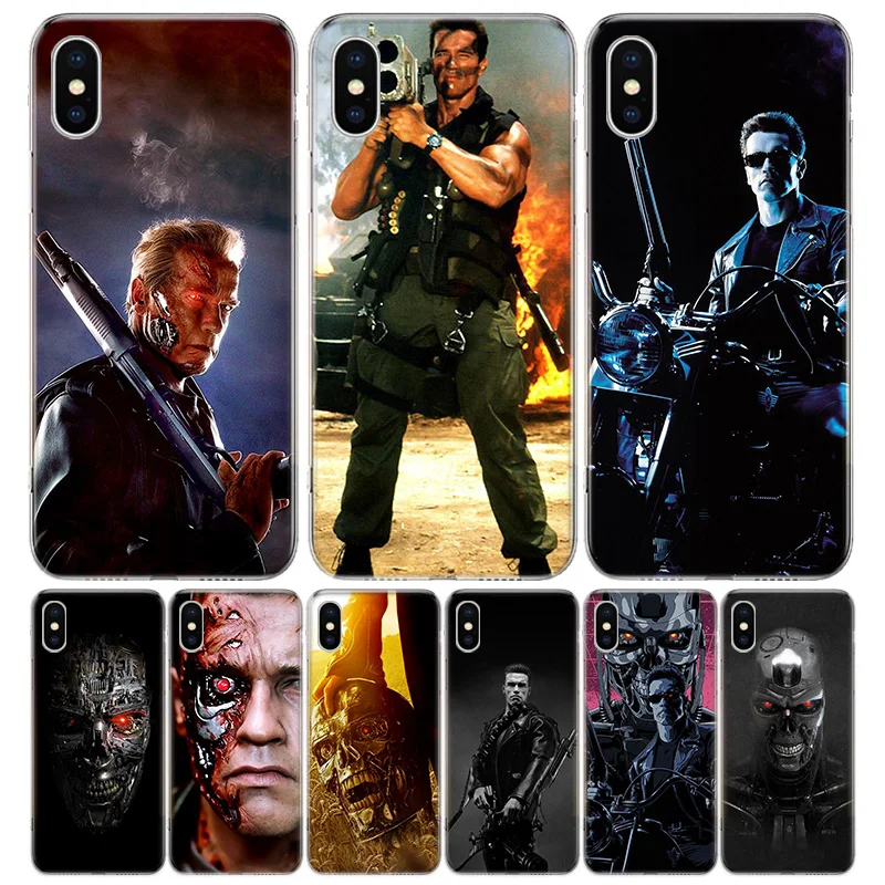 

The Terminator Silicon Call Phone Case For Apple iPhone 11 13 14 Pro Max 12 Mini 7 Plus 6 X XR XS 8 6S SE 5S Cover Coque Case
