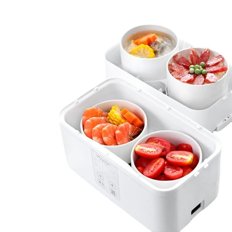 

Ланчбокс Xiao с электрическим подогревом, Ланчбокс с подогревом, пищевой контейнер с таймером, многофункциональная керамическая подкладка, двухслойный