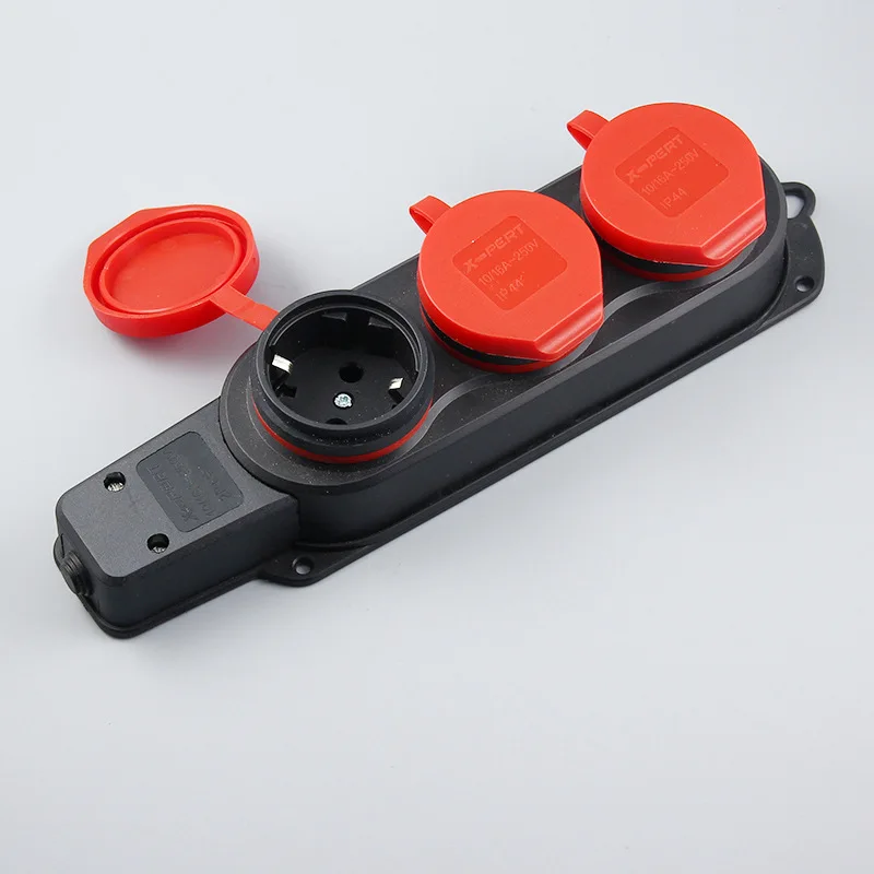 Штепсельная Вилка европейского стандарта IP44 уличная водонепроницаемая розетка