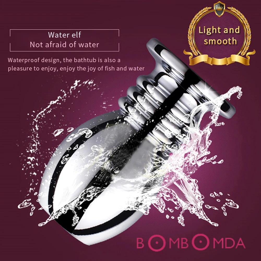 Металлическая силиконовая Анальная пробка уличная одежда фаллоимитатор