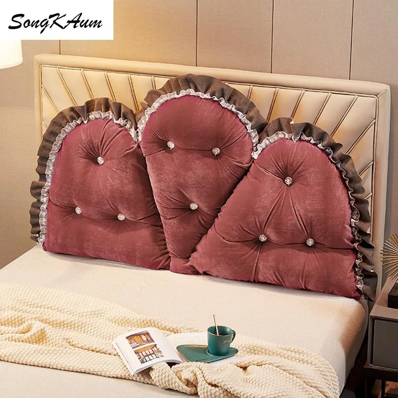 Моющиеся длинные прикроватные подушки SongKAum в европейском стиле с наполнителем