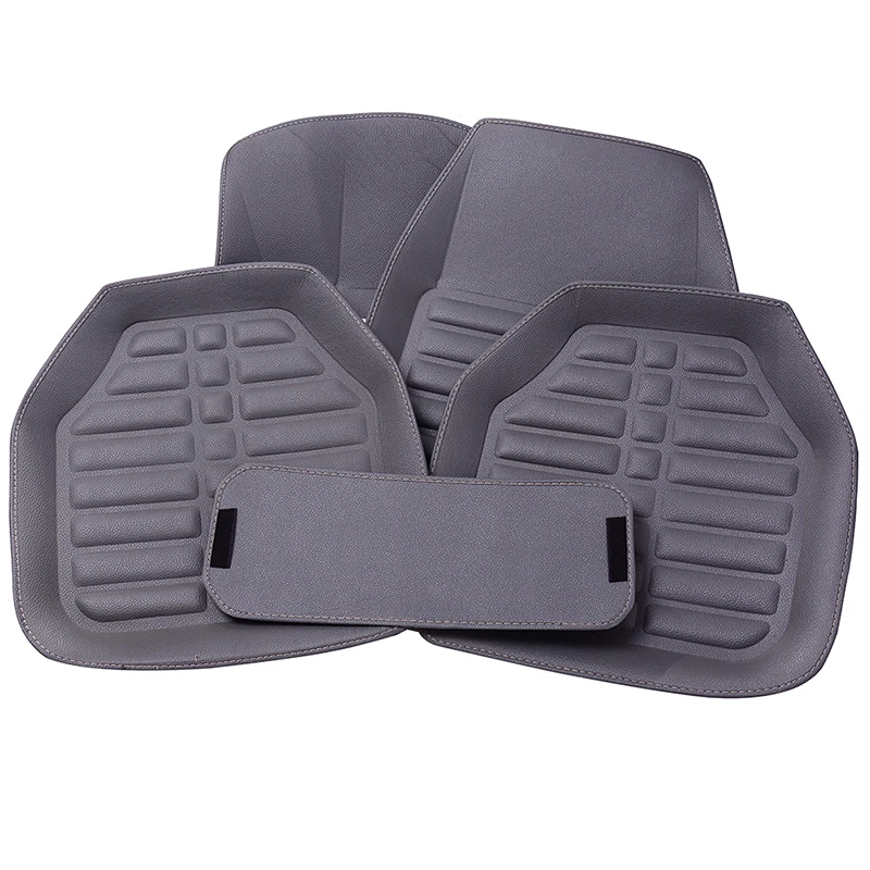 Универсальный серый автомобильный коврик 5 шт./компл.|Автомобильные коврики в