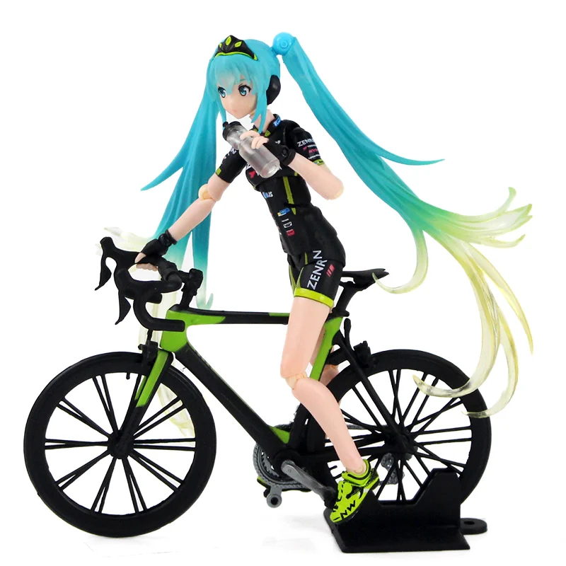 Хацунэ Мику фигурка Figma 200 307 394 Мику с гитарой велосипед Модель игрушки для коллекции подарков