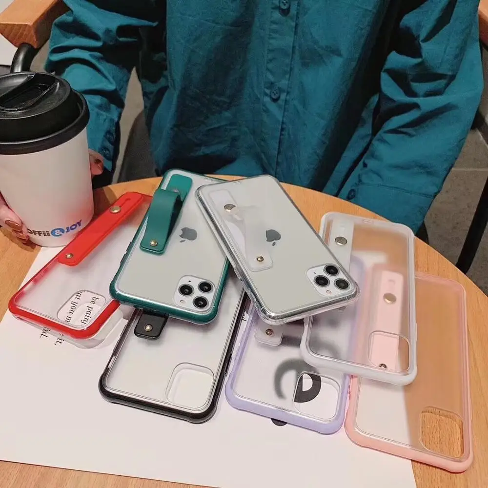 Чехол для телефона с держателем на запястье ярких цветов iPhone 11 Pro Max XR XS 7 8 6S Plus