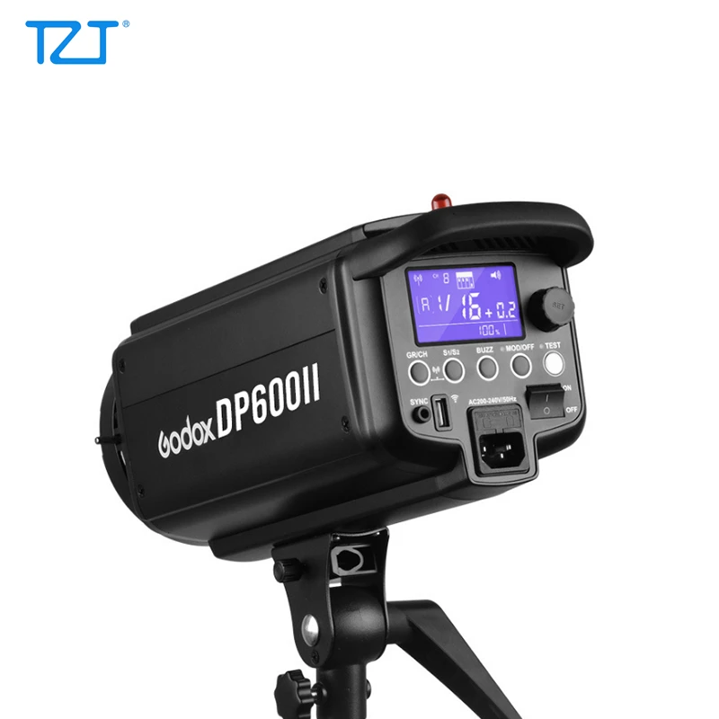 TZT Godox DP600II GN80 студийная стробоскосветильник ческая Вспышка Speedlite с 2 4G X System 110V US