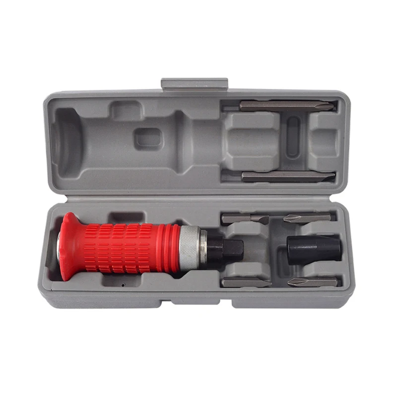 

7pcs Heavy Duty Hand Impact Driver Kit Screwdriver Bits Set Damaged Screw Extractor