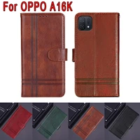 cph2349 new cover for oppo a16k case magnetic card flip leather wallet protective etui hoesje book for oppo a 16k phone case bag