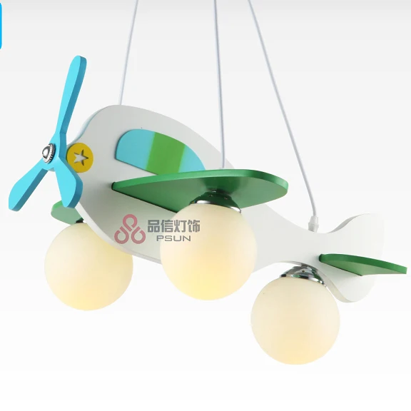 Современный мультяшный светильник Lamparas Подвеска &quotсамолет&quot детская спальня