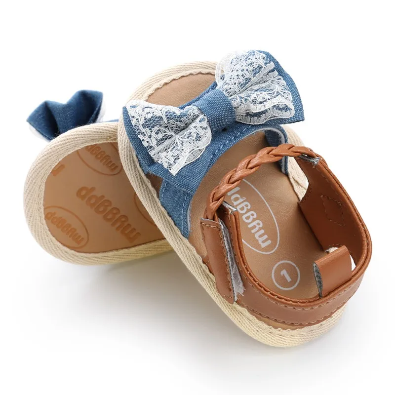 

Canvas Bow Soft Sole PU Baby Girls Woven Bow-Knot Shoes Summer Prewalkers First Walkers Toddler Moccasins Anti-slip Shoes