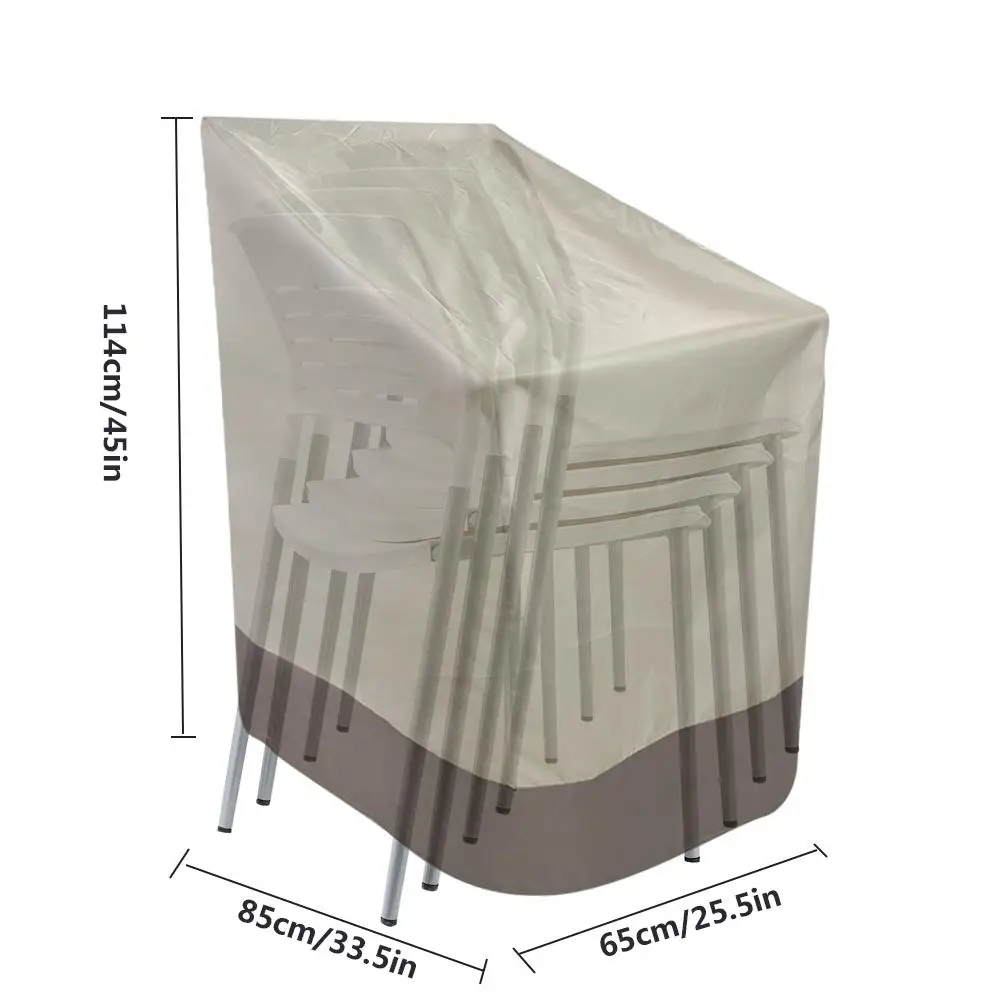 Чехлы для стульев патио стекируемые 210D водонепроницаемые пыленепроницаемые