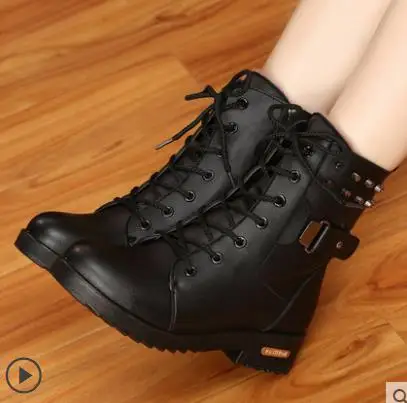 Новые женские ботинки сезон осень-зима ботильоны на высоком каблуке теплые