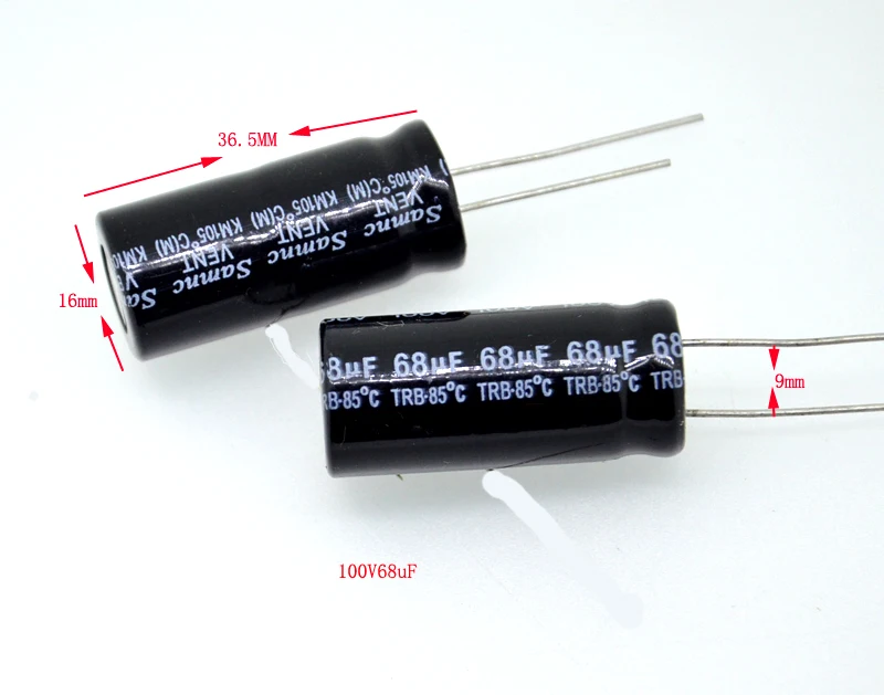 1 шт. разделитель частоты конденсатора 68 мкФ Ф/100 в | Электроника