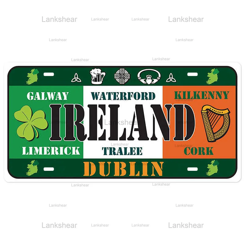 Lankраздвижной металлический знак Декор Япония Италия металлическая живопись