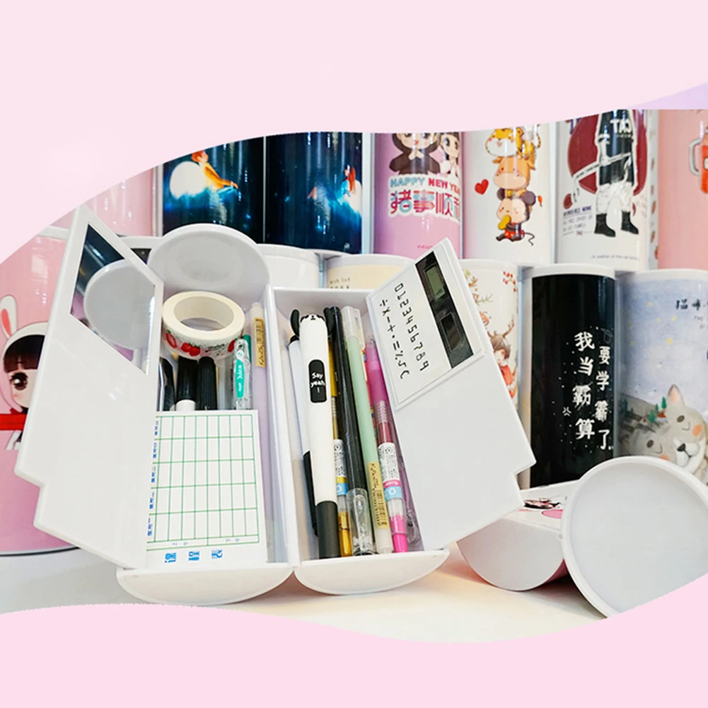 Творческая большая емкость пеналов для мальчиков и девочек школьная Канцелярия