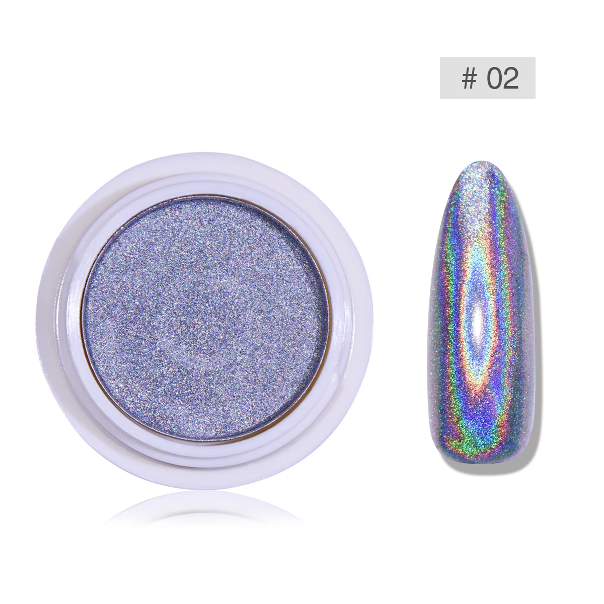 

BEAUTYBIGBANG блестящая голографическая твердотельный порошок для ногтей, лазерный порошок для украшения ногтей