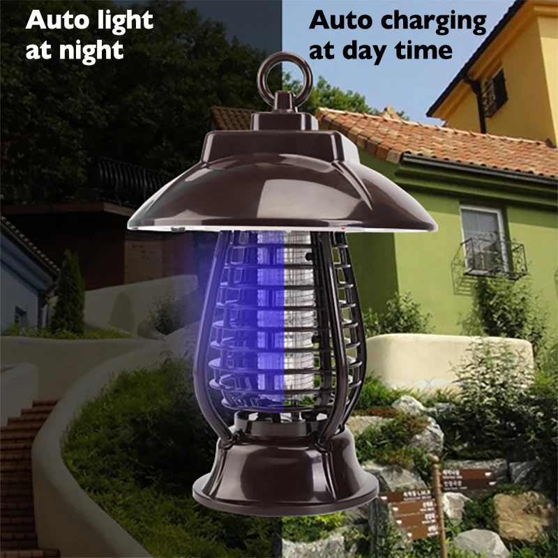 

Solar Mosquito Killer Lamp Bug Zapper Electric Solar Light Insect Killer Anti USB Mata Mosquitos Trap LED Lantern Repellent Lamp