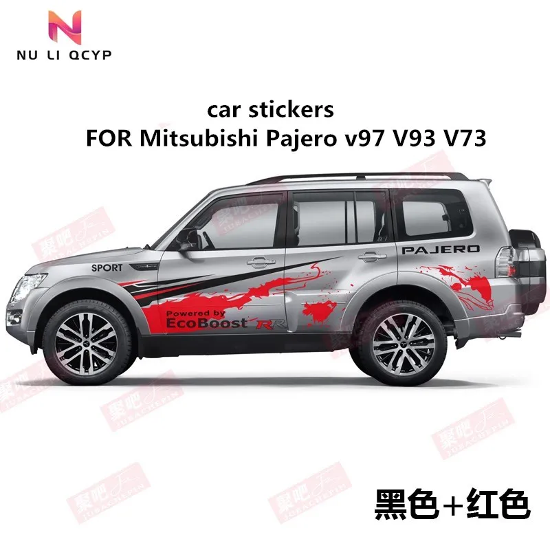 

Car stickers FOR Mitsubishi Pajero v97 V93 V73 modified appearance special custom sports off-road decal film