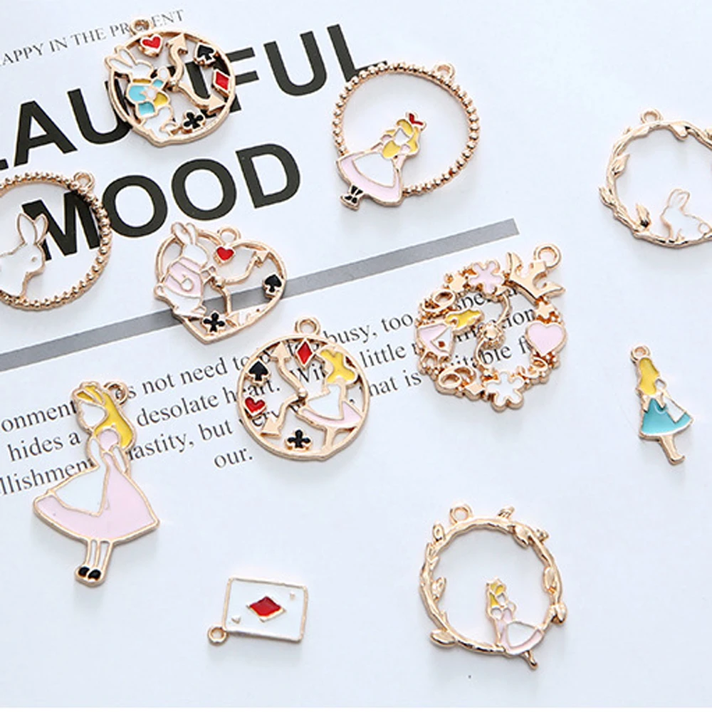 1 шт. 23 см металлическая язычная метка креативные заклады персикового цвета кулон