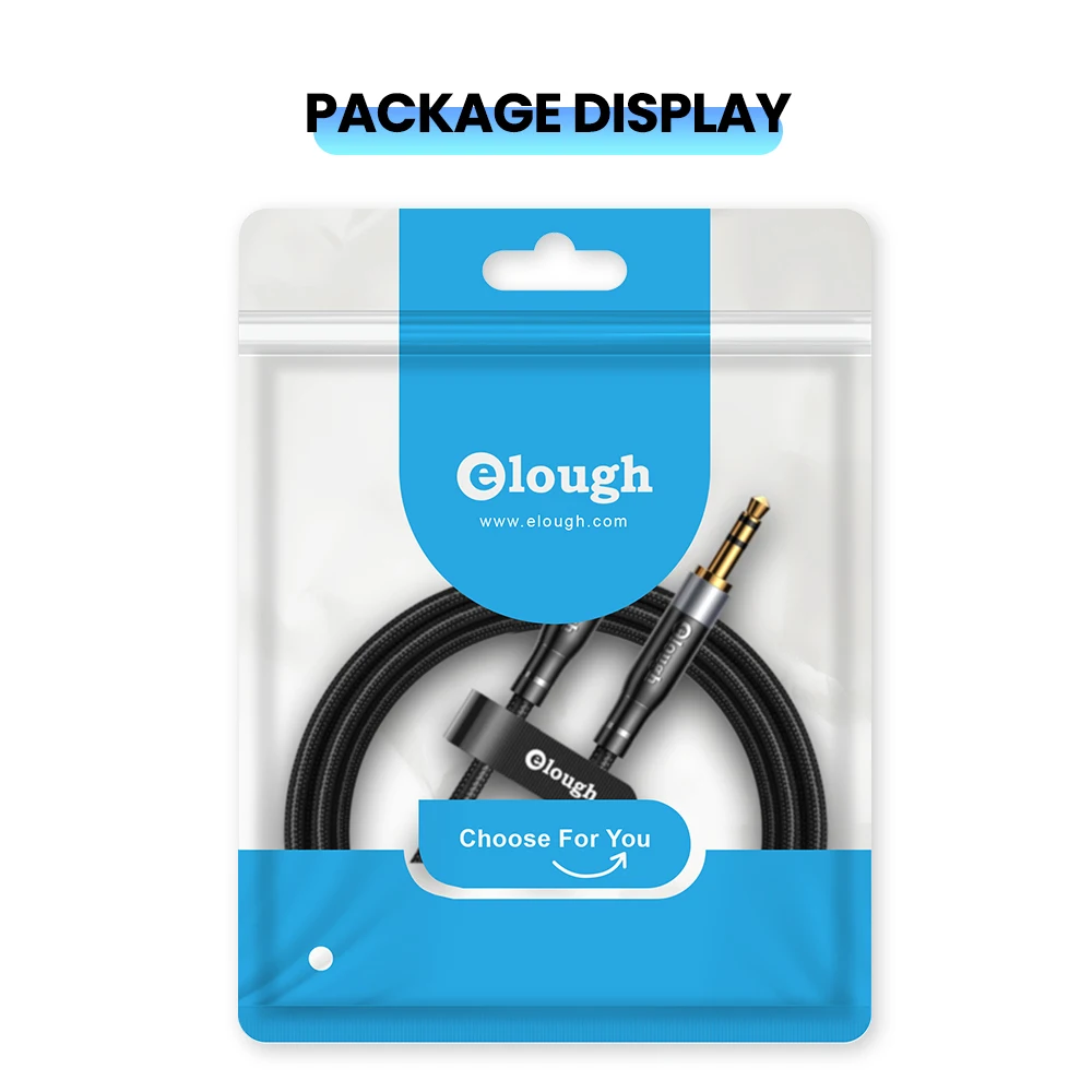 Elough 3.5mm Jack Audio Cable 3.5 mm Male to Aux For Samsung S10 Car Headphone Xiaomi Redmi 4x | Электроника