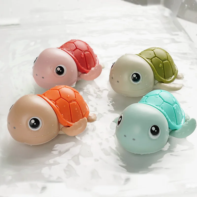 Детская водная цепочка обмотка милая мультяшная черепаха игрушка для купания