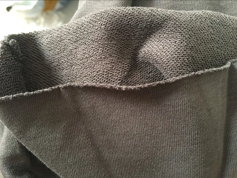 

High Street Style Double-sided Wear Round Collar Hoodie Solid Color Seven-point Sleeves Loose Men Women Couples Short Sleeve