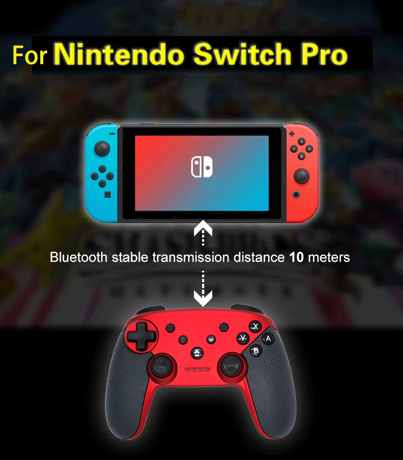 Беспроводной Bluetooth-контроллер для Nintendo Switch геймпад консоли джойстик с