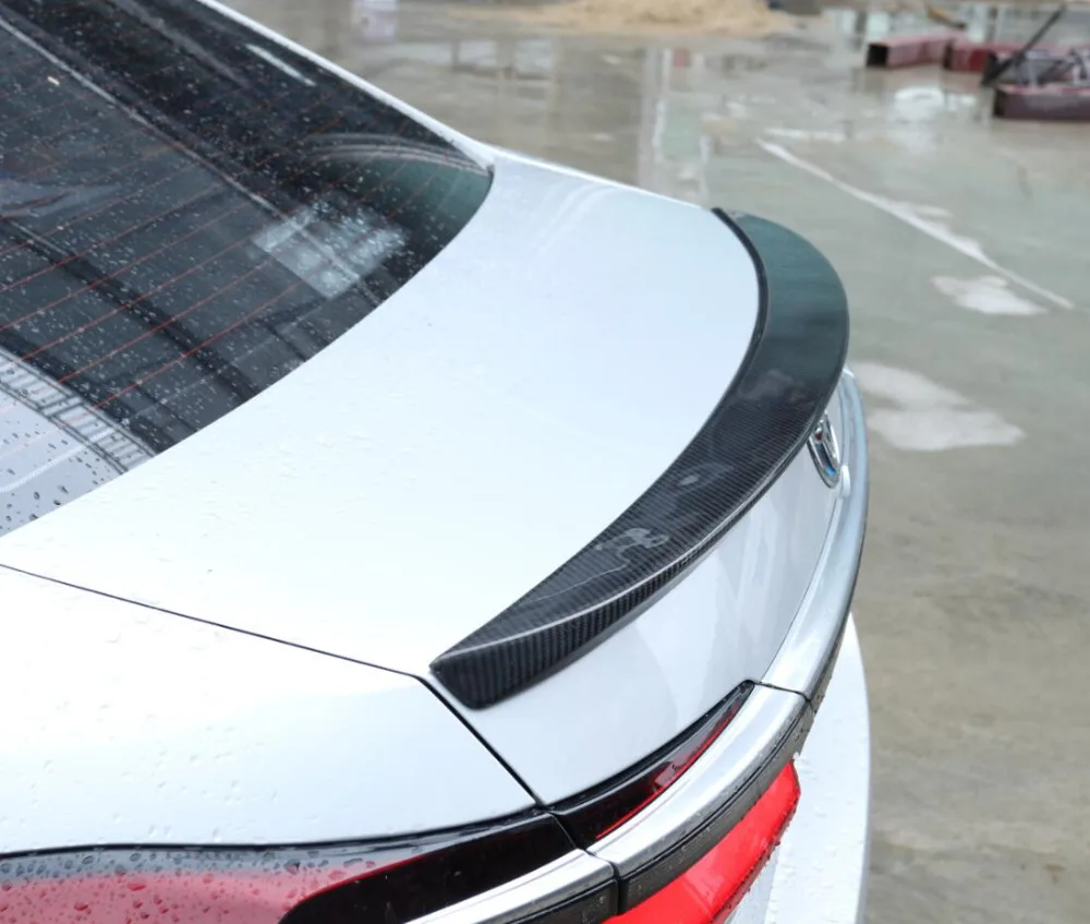 Карбоновые выступ Спойлеры для багажника заднего крыла автомобиля 13 18 Toyota Corolla 2013