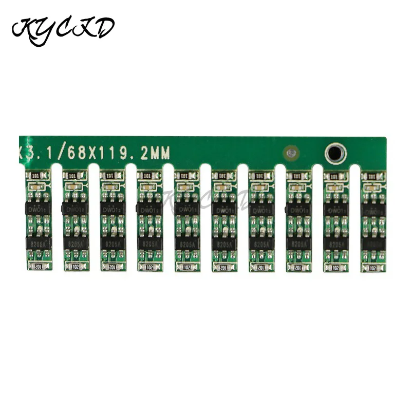 10 шт./лот 3 7 V 1.5A 18650 зарядное устройство Защитная плата BMS 1S для мини портативные
