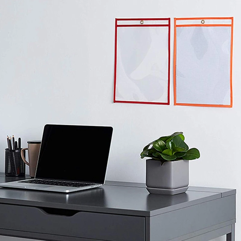 30 шт./компл. прозрачная сумка для хранения документов файлов карман