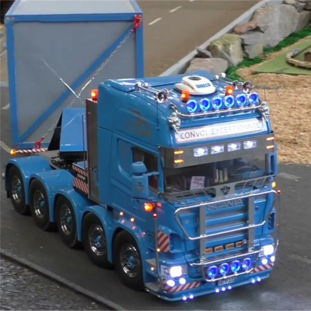 Решетка передней решетки с металлическим украшением для 1/14 Tamiya Scania R620 R470 56323