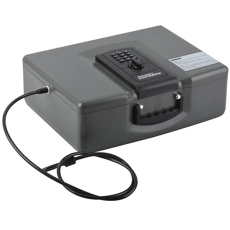 

Automobile Safe Deposit Box with Large Capacity and Multi-function Supplies Contains Portable Key Integrated Safe Box