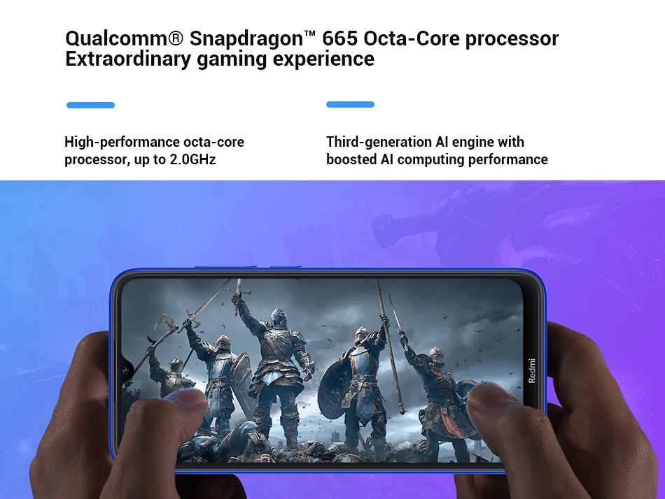 Xiaomi Redmi Note 8T с глобальной версией, 4 Гб, 128 ГБ, NFC, восьмиядерный смартфон Snapdragon 665, 6,3 дюйма, 48 МП, четыре тыловая камера, 18 Вт