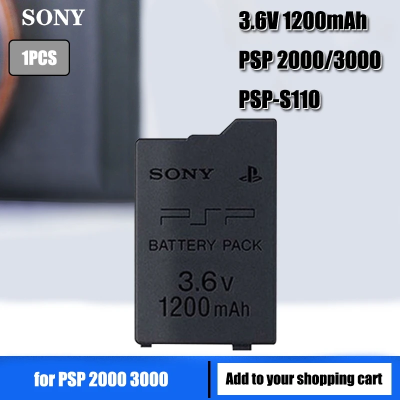1 шт. 1200 мАч Сменный аккумулятор для Sony PSP2000 PSP3000 PSP 2000 3000 S110 геймпад PlayStation