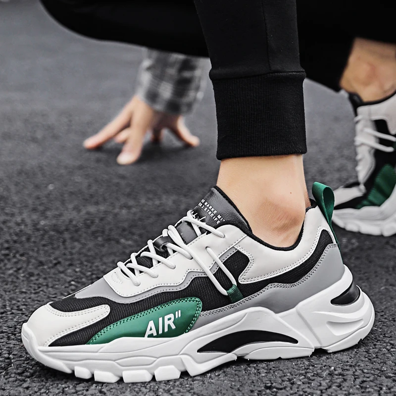 2021 весенние мужские модные спортивные дышащие кроссовки для бега мужчин Уличная