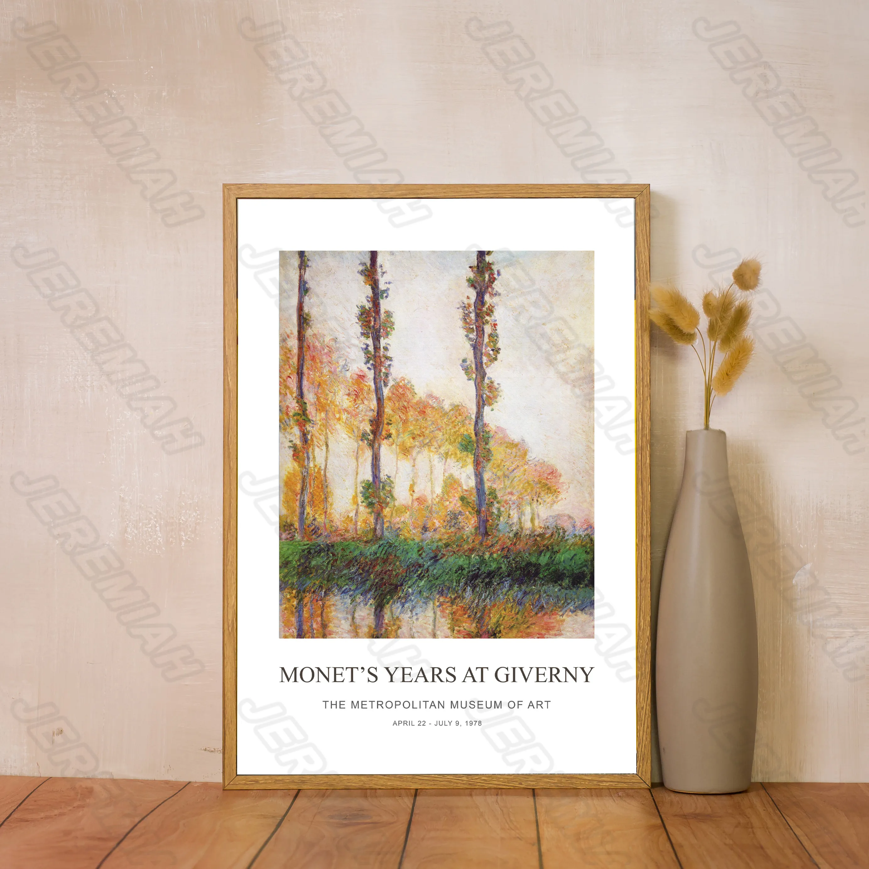 

Oil Painting Lotus Forest Landscape Poster Nordic Style Wall Art Canvas Print Painting Modern Living Room Decoration