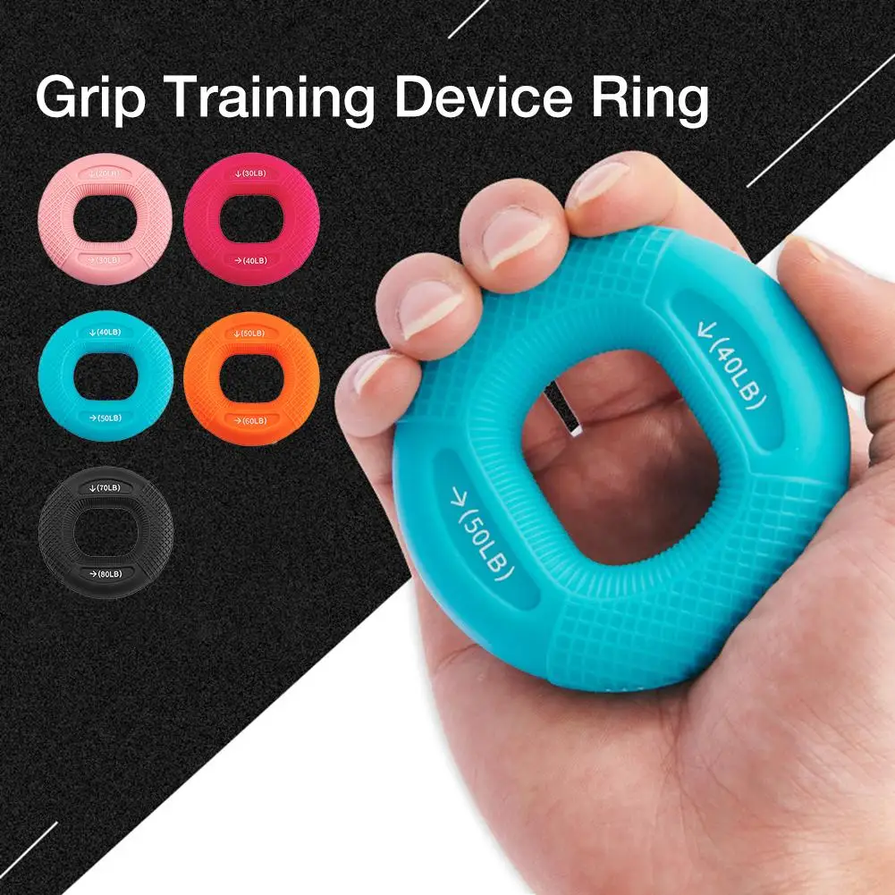 

Silicone Grip Training Device Grip Strengtheners Silicone Hand Exerciser Squeezer Gripper For Muscle Training