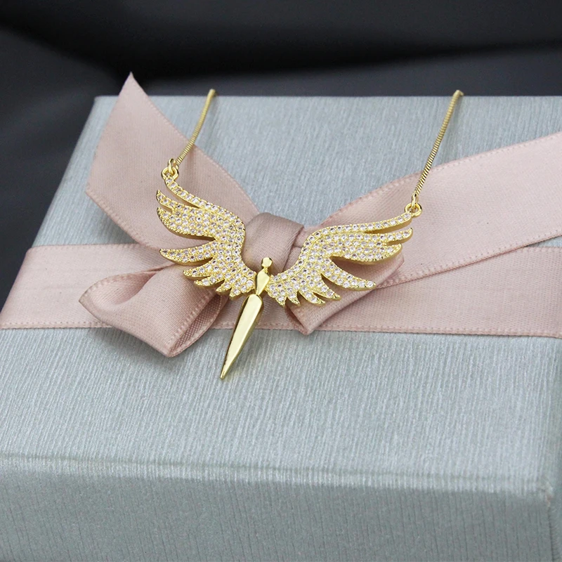 SUNSLL Новый трендовый Золотой/Серебряный цвет медное ожерелье черный/белый